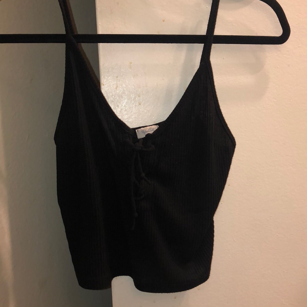 Brandy melville lace up tank